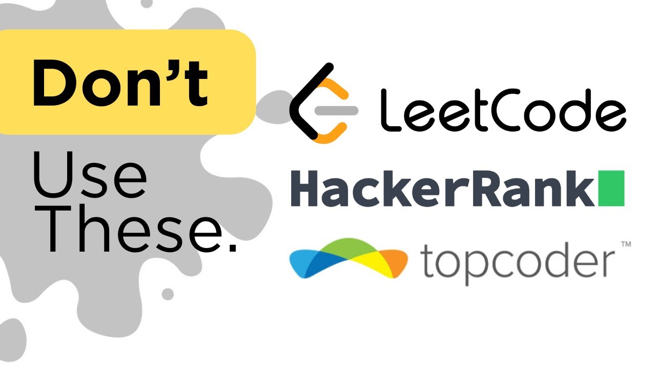 LeetCode, HackerRank, TopCoder are Bad for Programming Newbies - YouTube