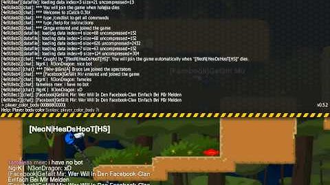 teeworlds: black skin and feet