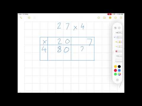 Grid Method 2 digit by 1 digit