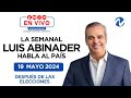 En vivo abinader encabeza la semanal luego de las elecciones