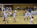 岩手国体  少年男子バスケットボール競技    準決勝   福岡（白） vs 石川（青）前半ハイライト