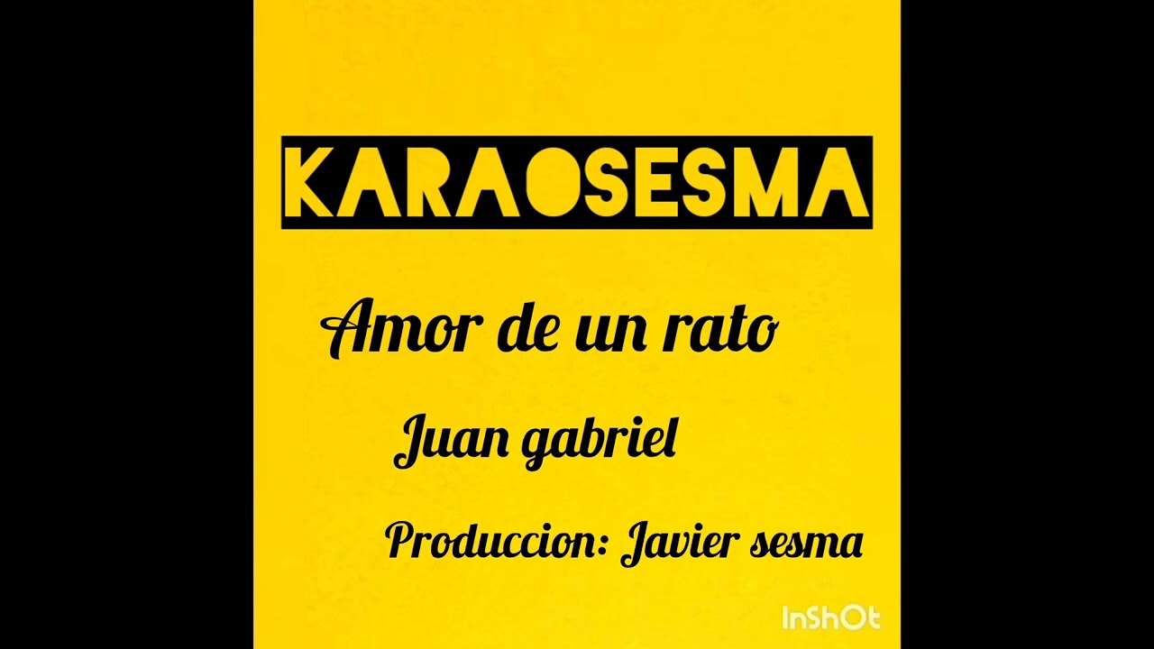 Amor de un rato ( Juan Gabriel bellas artes ) KARAOKE!!