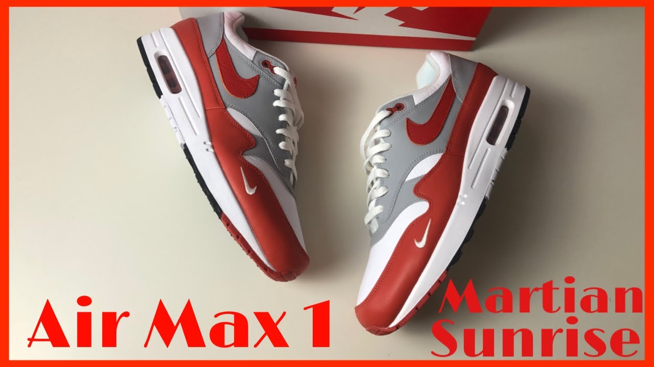 Nike Air Max 1 Lv8 Martian Sunrise in Red