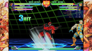 Mvc2 Akuma/Sentinel/Magneto 100% combo