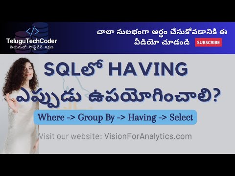 Having Clause in SQL Tutorial - Learn How to Filter Aggregated Results