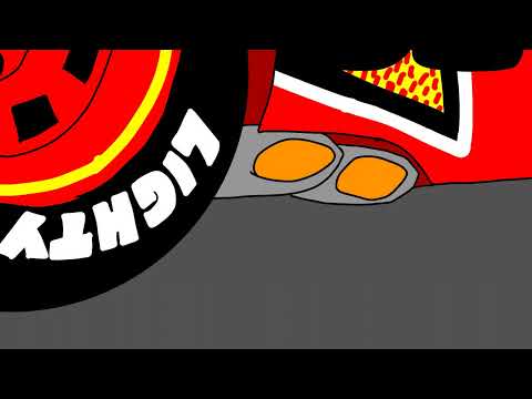 Lightning Revving His V8 Engine - Pixar Cars Animation #4