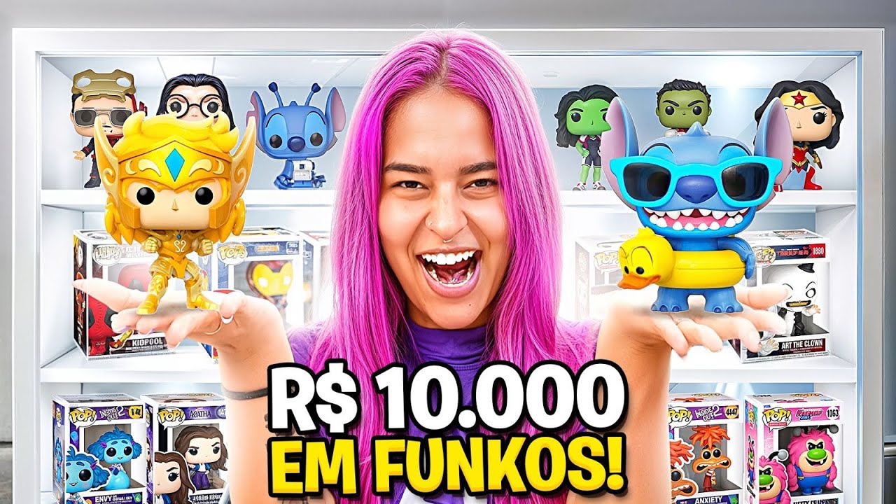 ENCONTRAMOS UM FUNKO RARO DE R$10.000 *e agora ? 