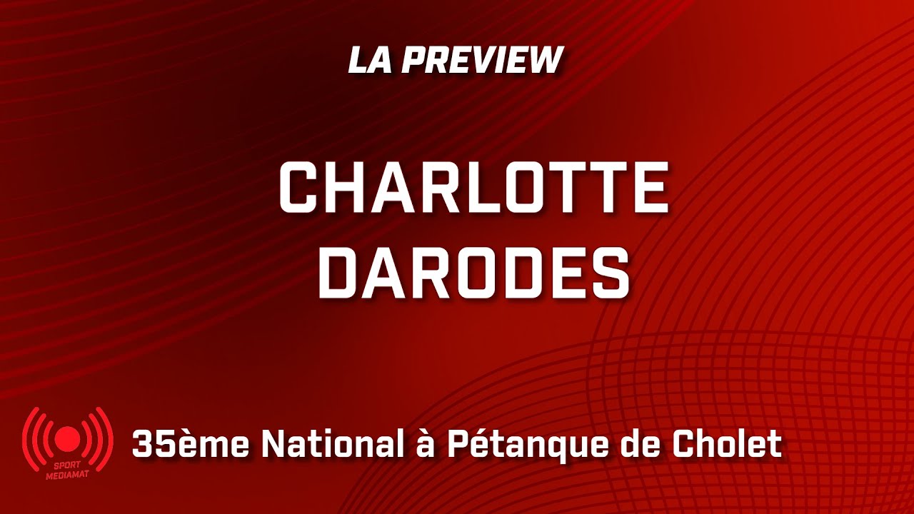 Miniature : 35ème National à Pétanque de Cholet - Charlotte Darodes