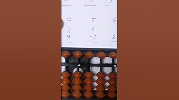 how to do addition and subtraction of 6, 7 on abacus #youtubeshorts #viral #abacus