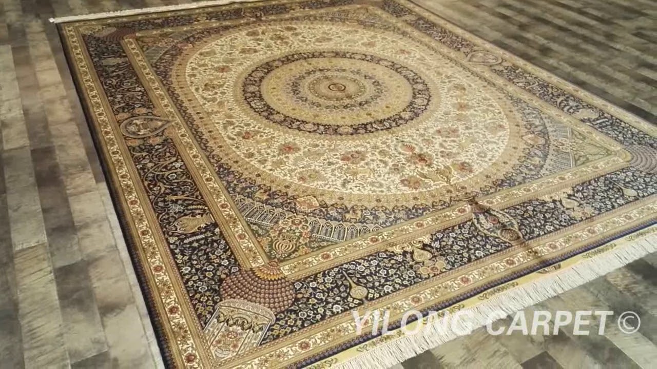 Oriental Carpet and Rug Ghom Silk Rug