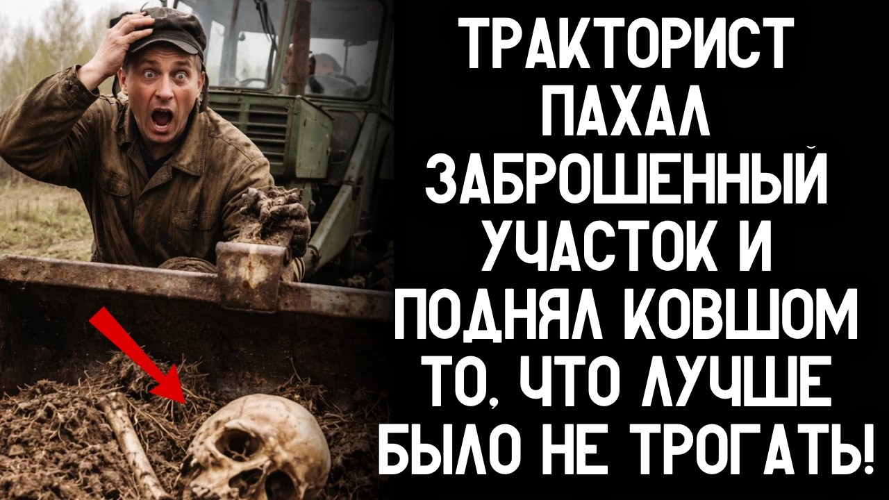 Тракторист пахал заброшенный участок и поднял ковшом то, что лучше было не трогать