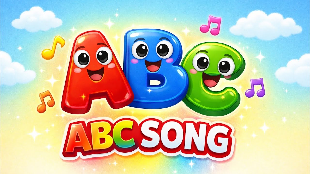 ABC Song for Kids 🎵 | Fun Alphabet Song with Cute 3D Letters ...