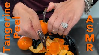Asmr Powerful Long Nails Piercing A Tangerine