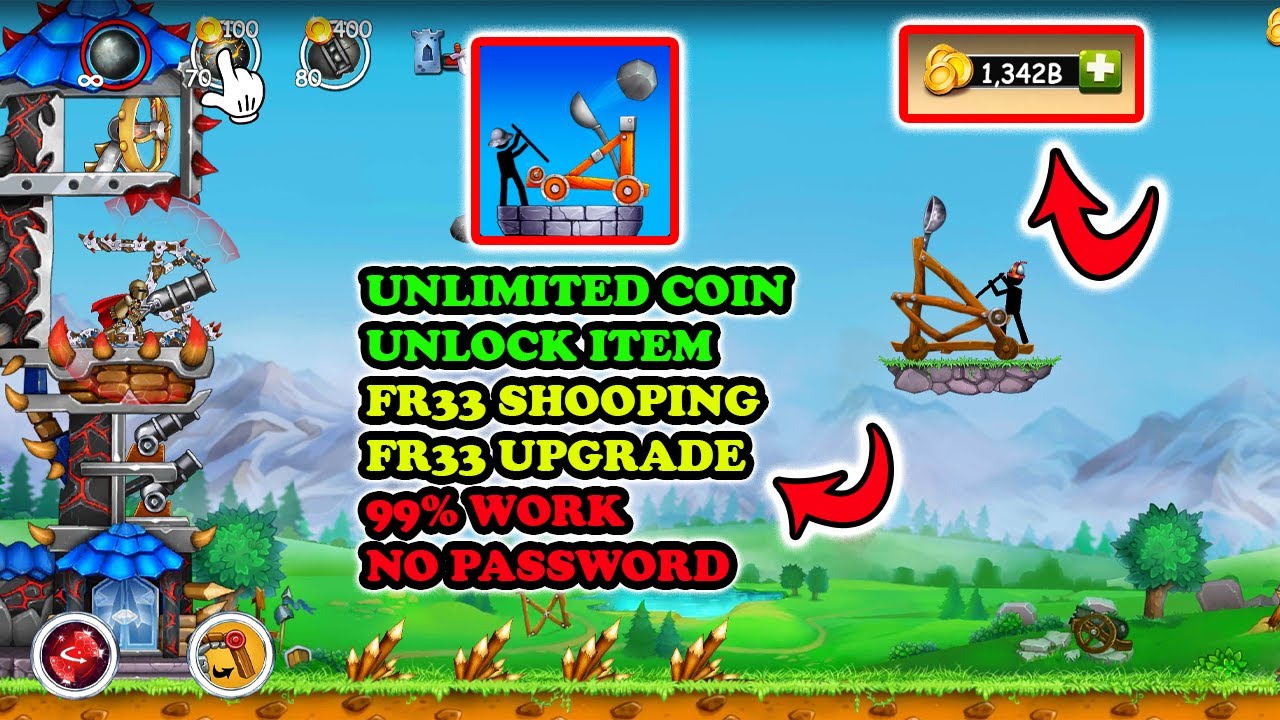 The Catapult 2 mod apk terbaru Unlimited Coin & Unlock Items YouTube