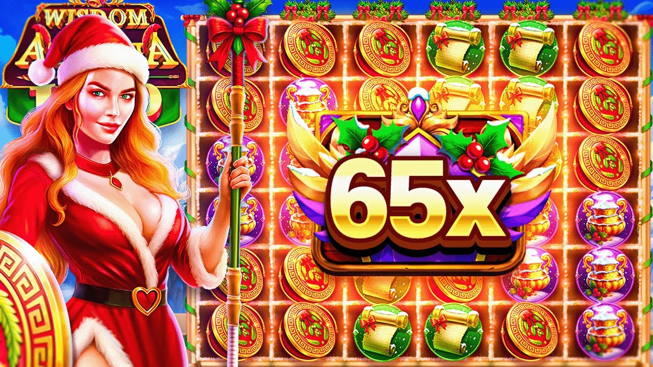 INSANE 2700x win ON *NEW* WISDOM OF ATHENA 1000 XMAS!