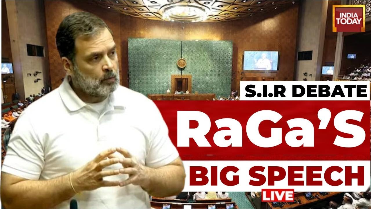 Rahul Gandhi Speech Live | sir debate Winter session of Parliament Sansad TV | rahul gandhi live
