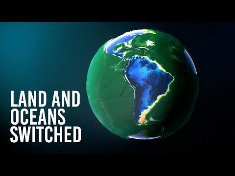 What If the Land and Oceans on Earth Switched Places?