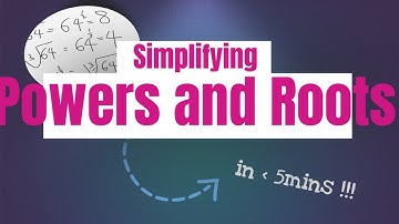 How to simplify powers and roots(Part 1)
