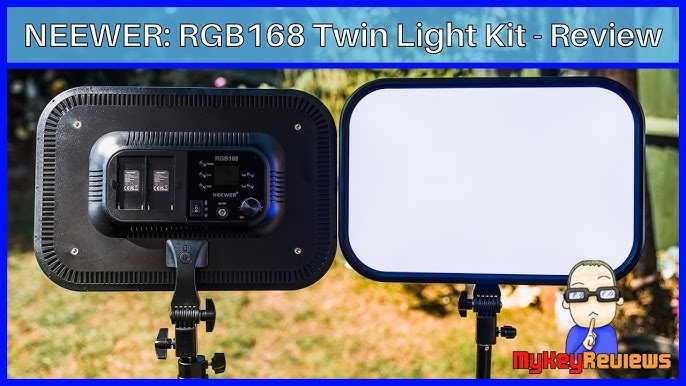 NEEWER 2 Pack RGB660 LED Video Light Kit