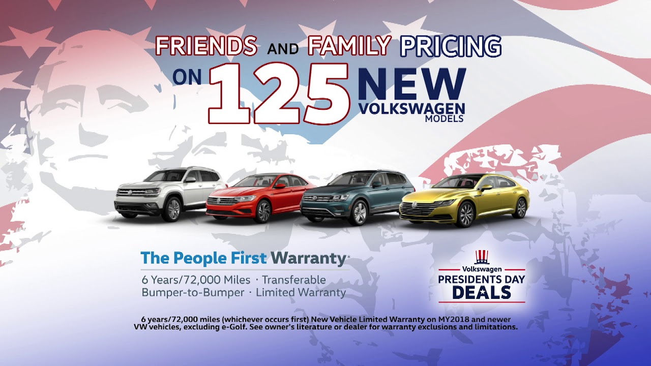 Volkswagen Presidents Day Sale 2019 Presidents' Day Sales Event 2020 - Tony Volkswagen - YouTube