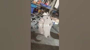 Video feedback of JIANGTU European type mechanical quick hitch coupler #attachments #excavator