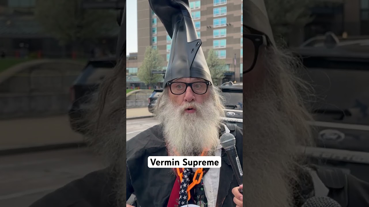 Why is Vermin Supreme at a Trump Rally?
