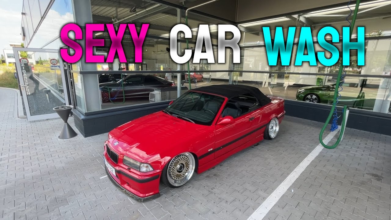 SEXY CAR WASH 🥵💦! WIE REINIGT MAN EIN AUTO RICHTIG PER HAND?✋🚿