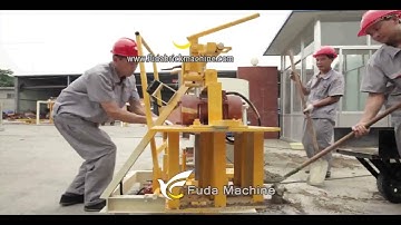 single phase small movable egg laying solid hollow block making machine with low cost