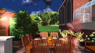 Uvision 3D Patio, Fireplace, & Outdoor Kitchen  Oakland Twnp.