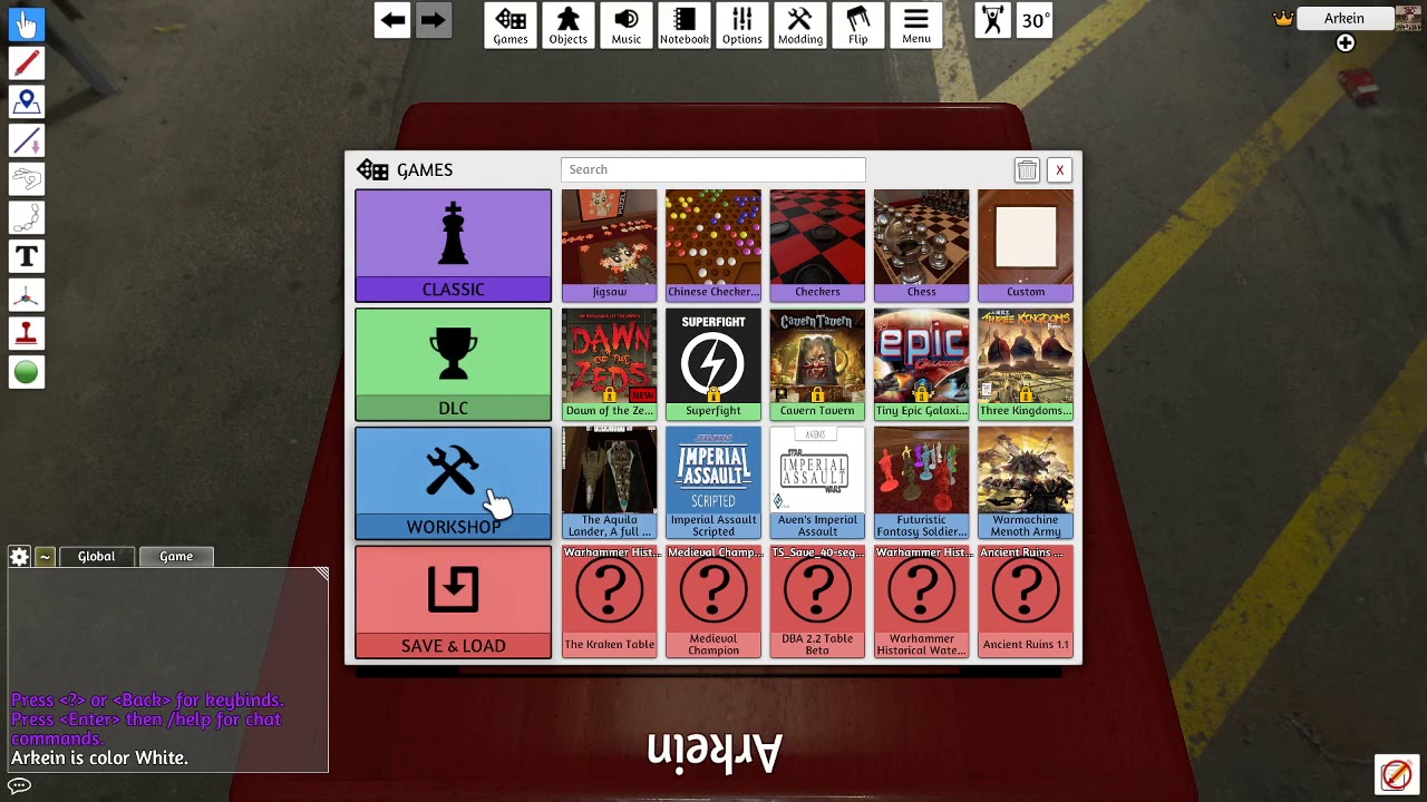 DBA Tabletop Simulator How to Start Playing YouTube
