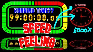 Speed feeling 99 Hours Rectangle   timer  countdown alarm🔔 [Speed 1x~5000x]