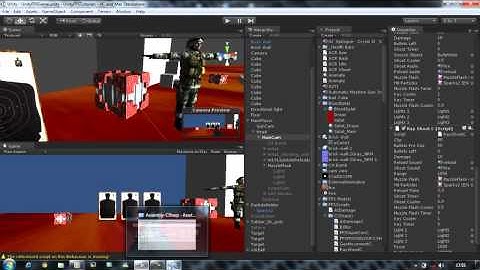 023 Unity 3d : Making Our Gun Shoot and Making Muzzle Flash (C Sharp ) - Part 6 - 7