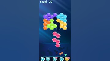 BLOCK! Hexa Puzzle! Regular B Level 20 (Basic) - Lösung Solution Walkthrough