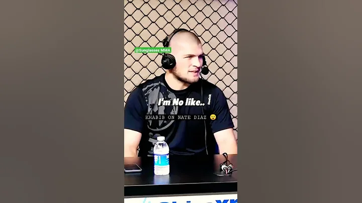 Khabib : "Nate Diaz Looses His Last 100 Fights" #ufc #mma #khabibnurmagomedov #natediaz #boxing
