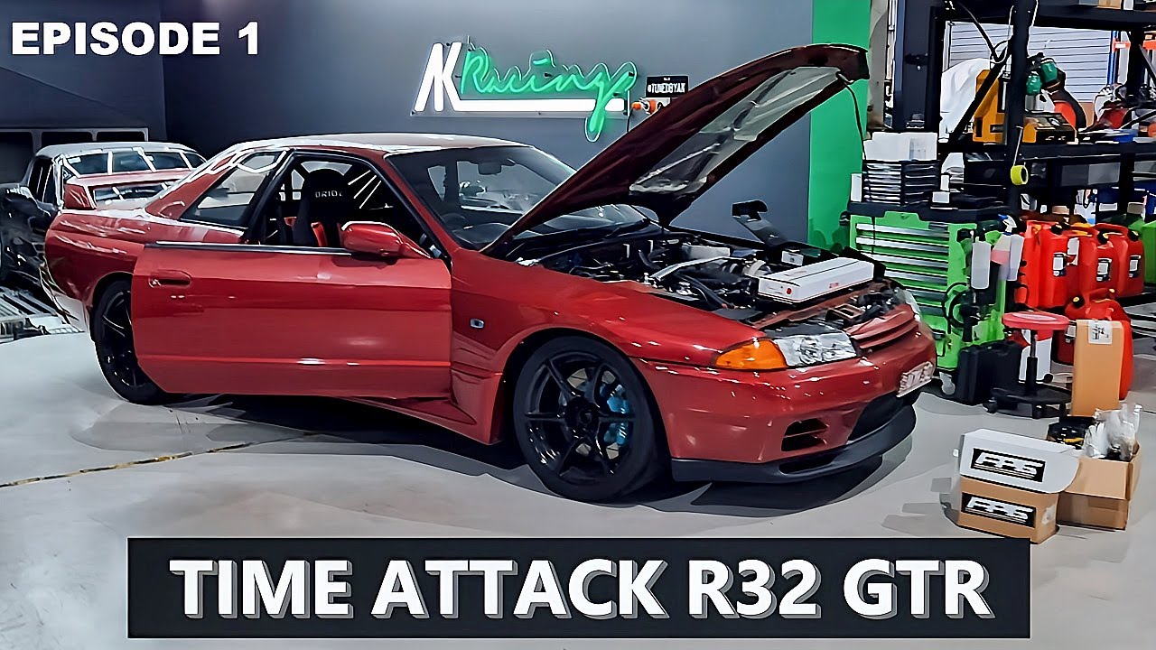 Red Time Attack R32 R32 GTR Time Attack Build: HKS 2.8L Stroker at AK Racing (Ep 1) - YouTube
