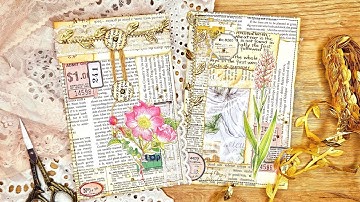 JOURNAL POCKETS OUT OF JUNK MAIL ENVELOPES 📧✨ Craft With Me!