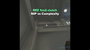 🔥 REZ 1vs2 clutch NIP vs Complexity (nuke) #shorts #csgo @ BLAST Premier Fall Groups 2023