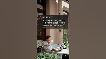 As You Get Older, What