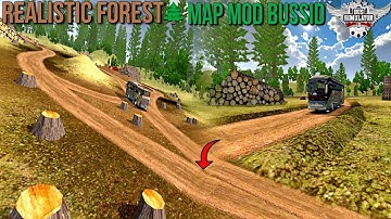 new realistic forest map Mod for Bus Simulator Indonesia| Bussid के लिए नया real MAP MOD|
