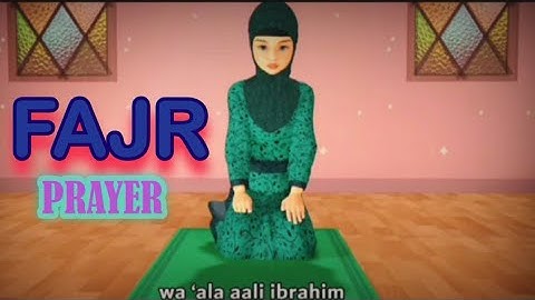 How to pray Fajr for Girls | step by step | with subtitle