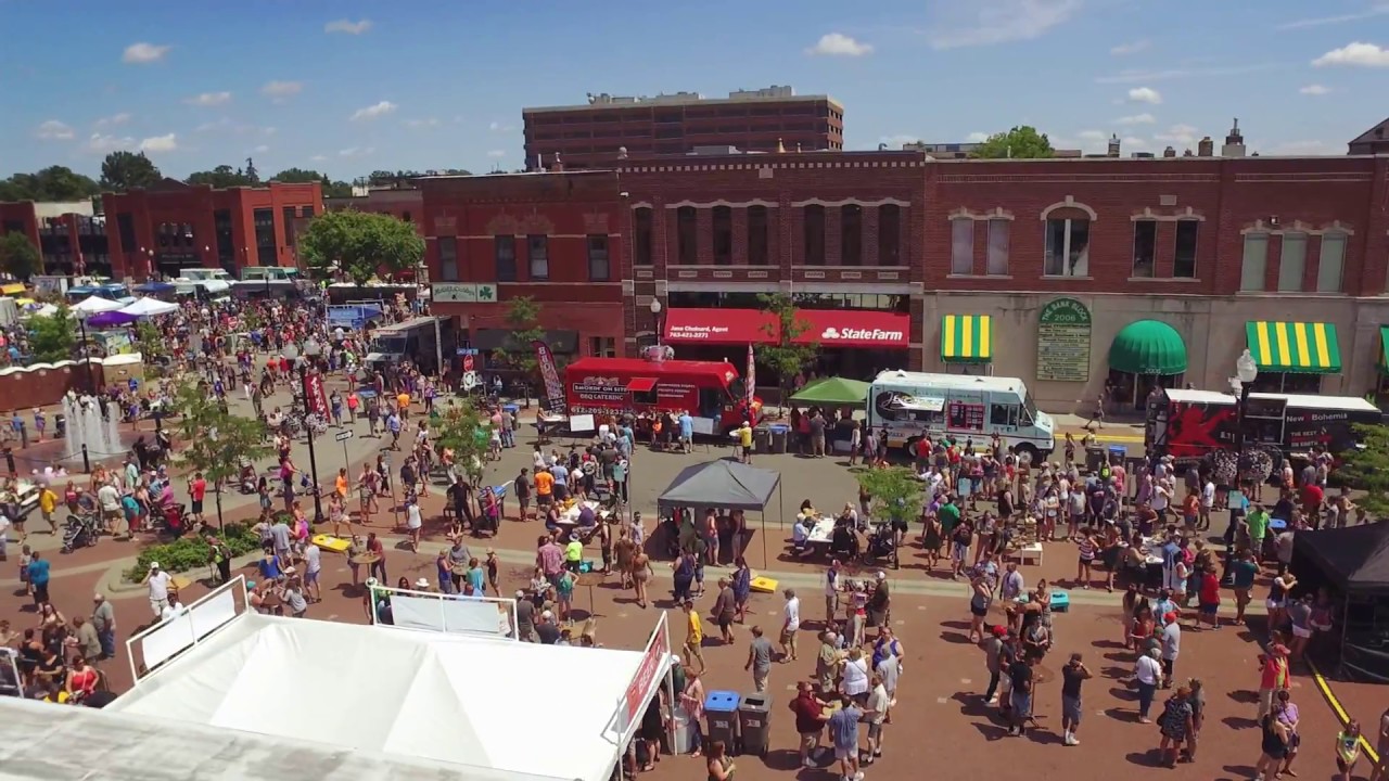 Uptown Food Truck Festival 2017 - Anoka, MN - YouTube