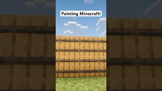 Painting the BARREL (side) in Minecraft! #minecraft #texturepack