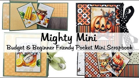 Make This STUNNING Chunky Pocket Album in 10 Minutes!