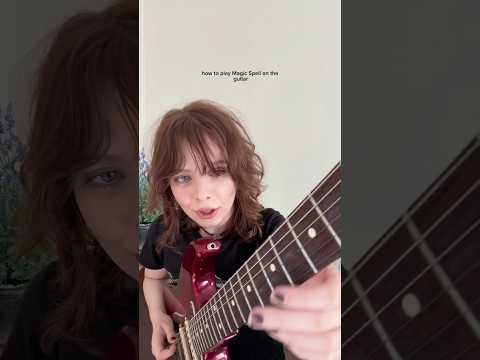 Magic Spell - Guitar Tutorial 🥀🖤💀#deamatrona #guitartutorial