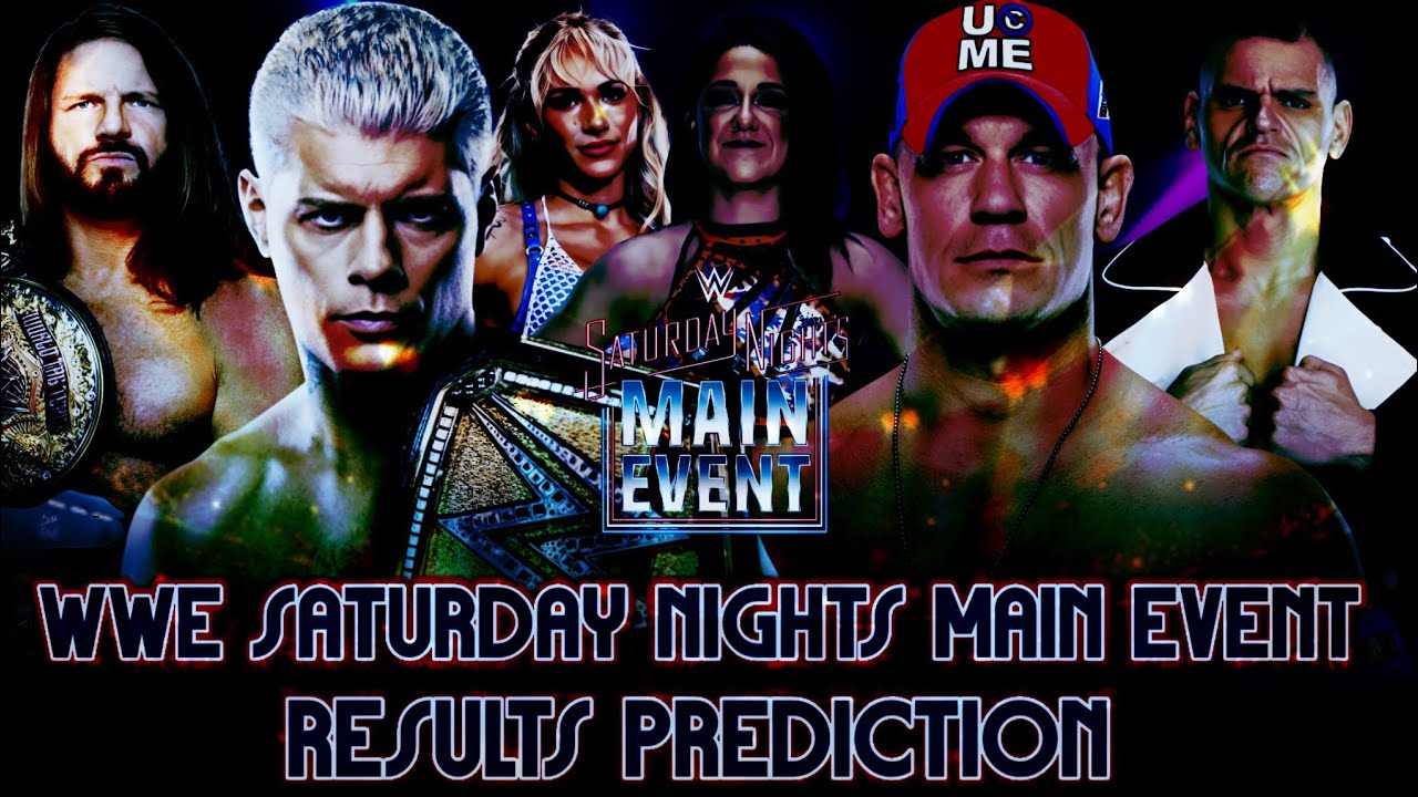 WWE SATURDAY NIGHTS MAIN EVENT 42 RESULTS PREDICTION - RERO_CARDS - YouTube