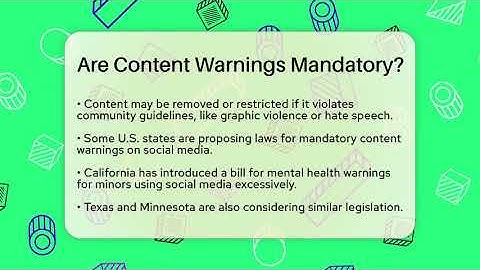 Are Content Warnings Mandatory? - Everyday-Networking