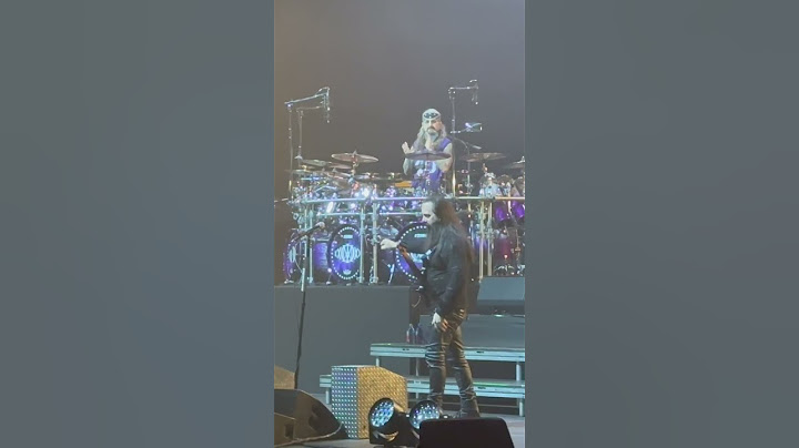 Mike Portnoy Introduction live at Adidas Arena Paris 2024 #concert