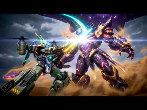 VALKYRIE-X: DESERT ZERO | Transforming Mecha vs Desert Invasion Sandstorm Battle Mecha  3D Anime 4k