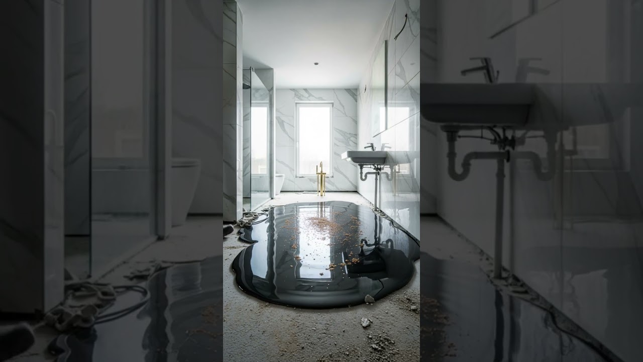 Wow Amazing Bathroom with a Black Stone Stunning Modern Design 