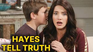 Hayes Reveals A Shocking Truth To Steffy, Causing Steffy Want A Divorce From Finn B&B Spoilers